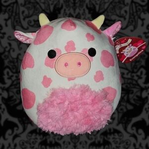 HTF Squishmallows Evangelica 10" Plush NWT - Pink & White